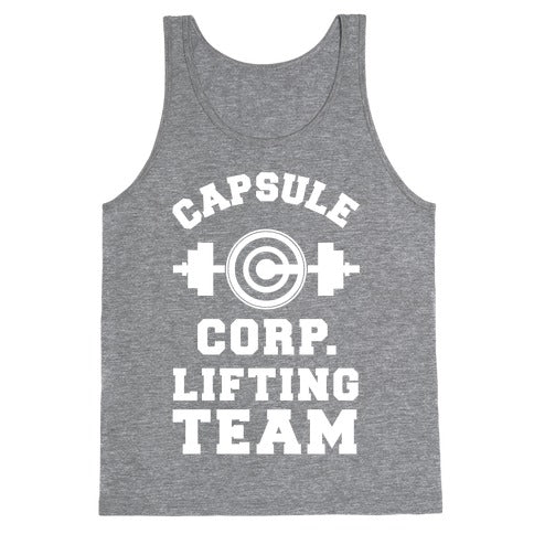 Capsule Corp. Lifting Team Tank Top