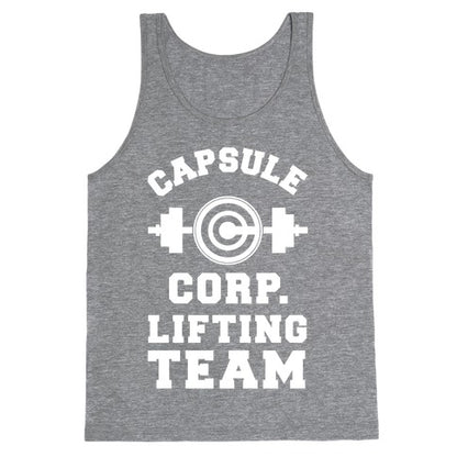 Capsule Corp. Lifting Team Tank Top