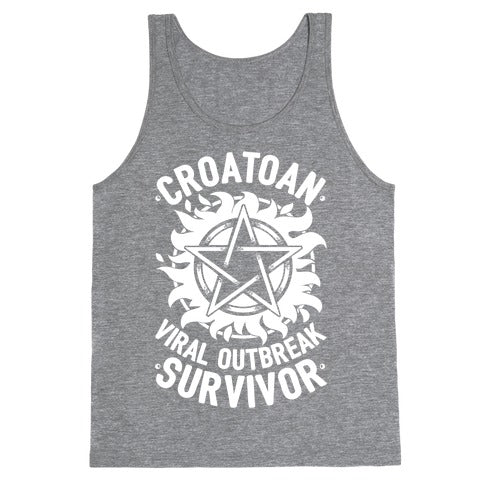 Croatoan Virus Outbreak Survivor Tank Top