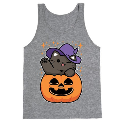 Cute Halloween Cat Tank Top