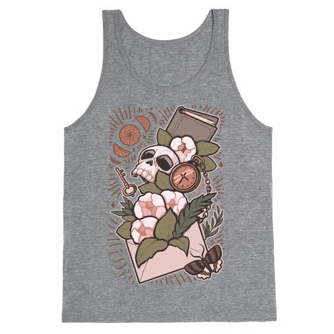 Dark Academia Letter Tank Top