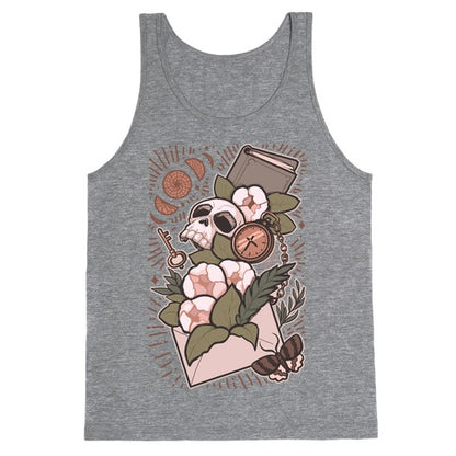 Dark Academia Letter Tank Top