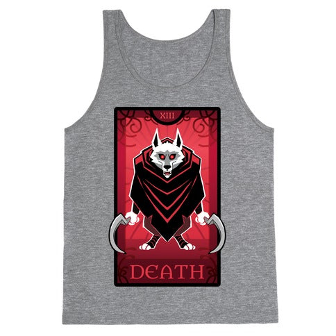 Death Wolf Tarot Tank Top