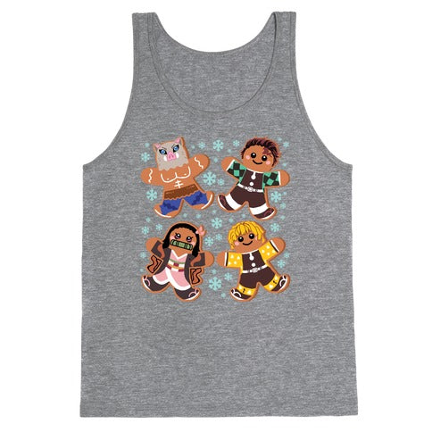 Demon Slayer Gingerbread Cookies Tank Top