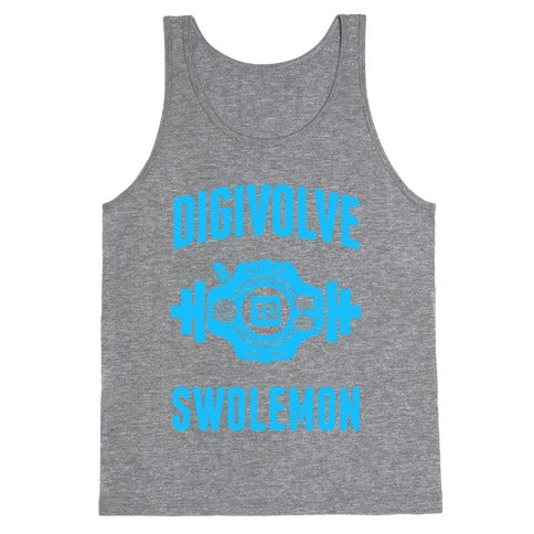 Digivolve to Swolemon! (Light Print) Tank Top