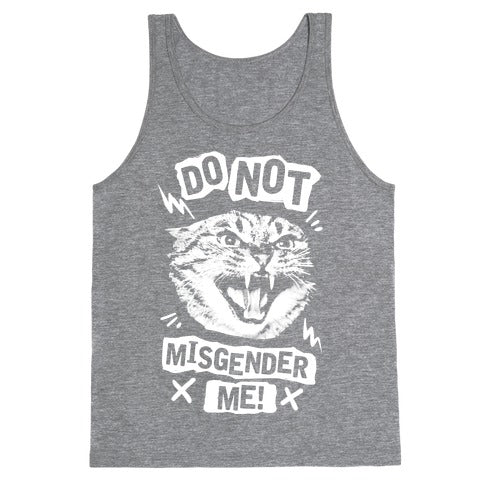 Do Not Misgender Me Tank Top