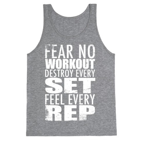 Fear No Workout Tank Top