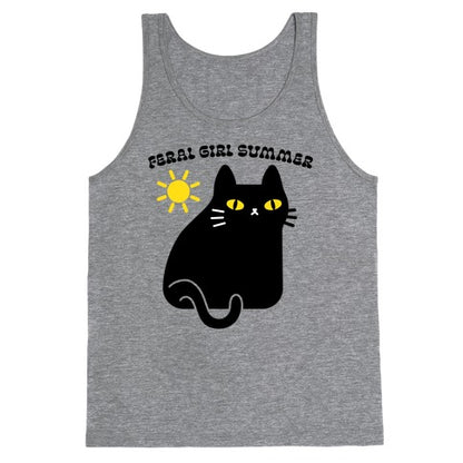Feral Girl Summer Cat Tank Top