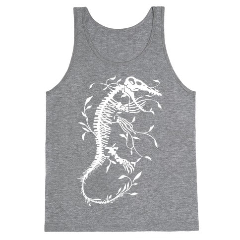 Floral Dinosaur Mosasaur Tank Top