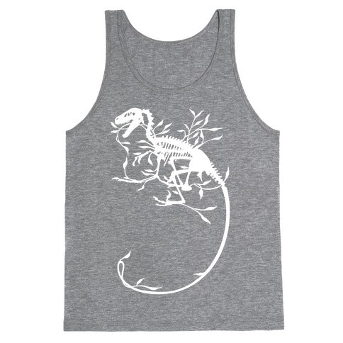 Floral Dinosaur Tank Top