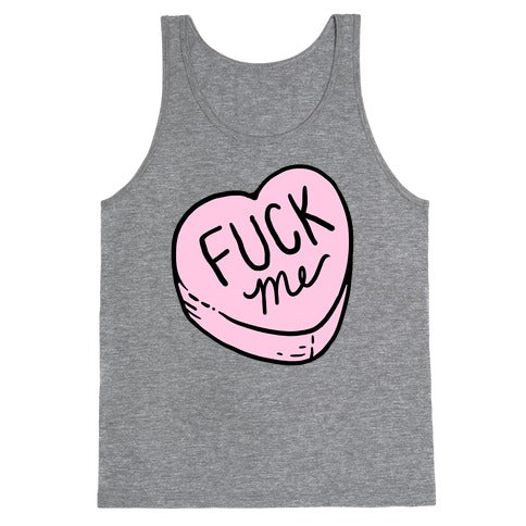 Fuck Me Candy Heart Tank Top