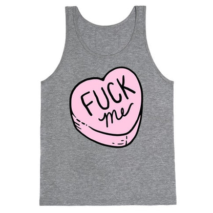 Fuck Me Candy Heart Tank Top