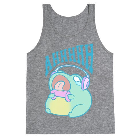 Gamer Frog Scream Tank Top