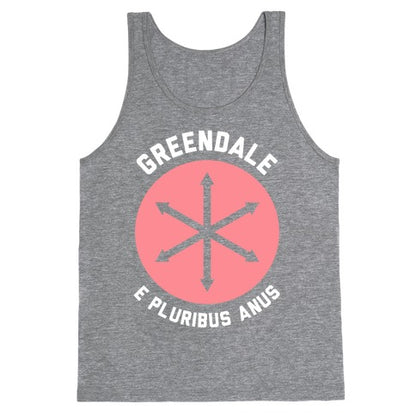 Greendale E Pluribus Anus Tank Top