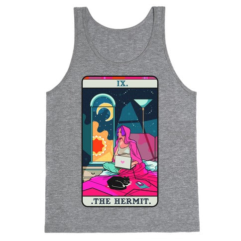 Hermit Tarot Card Tank Top