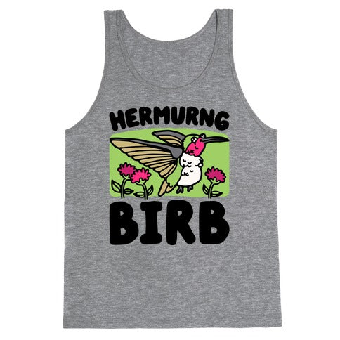 Hermurng Birb Derpy Hummingbird Tank Top