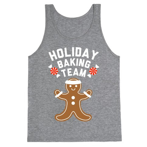 Holiday Baking Team (White Ink) Tank Top