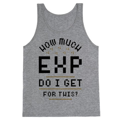 How Much EXP Do I Get For This Tank Top