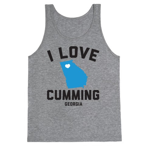 I Love Cumming Georgia Tank Top