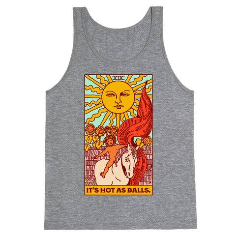 It's Hot As Balls (The Sun Tarot) Tank Top