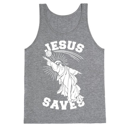 Jesus Saves (Volleyball) Tank Top