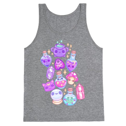 Kawaii Witchy Pattern Tank Top