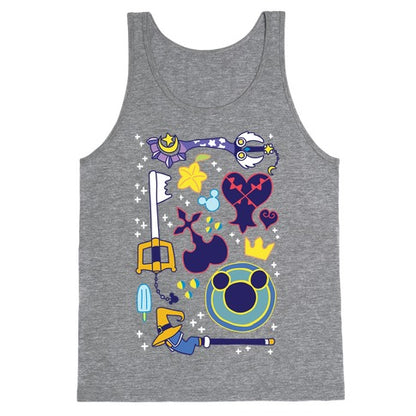 Kingdom Hearts pattern Tank Top