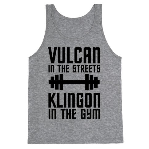 Klingon in the Gym Tank Top