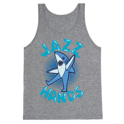Left Shark Jazz Hands Tank Top