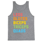Legs Glutes Biceps Triceps Quads LGBTQ Fitness Tank Top