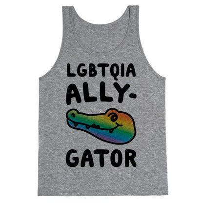 LGBTQIA Ally-Gator  Tank Top