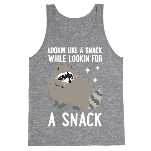 Lookin For A Snack Raccoon Tank Top