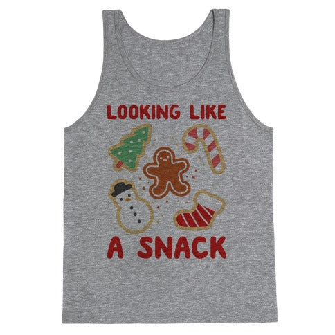 Looking Like A Snack Christmas Cookies Tank Top