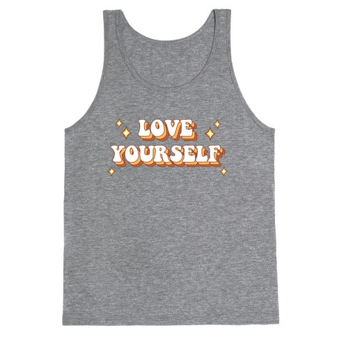 Love Yourself (groovy) Tank Top