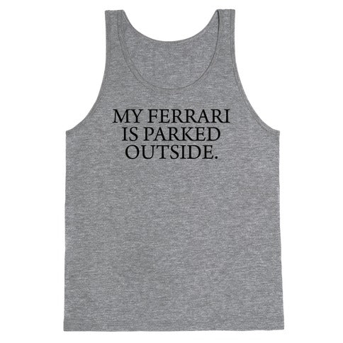 My Ferrari Shirt Tank Top