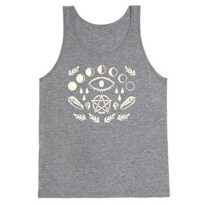 Occult Pixel Pattern Tank Top