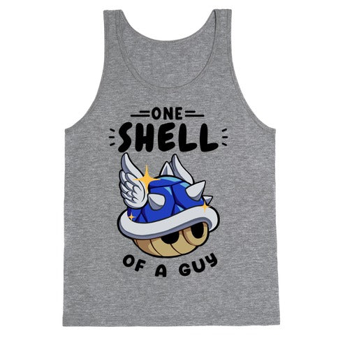 One Shell of A Guy: Blueshell Ver Tank Top