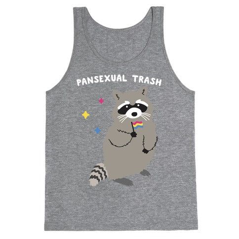 Pansexual Trash Raccoon Tank Top