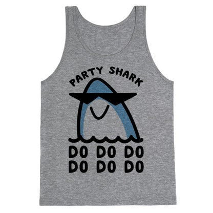 Party Shark Parody Tank Top