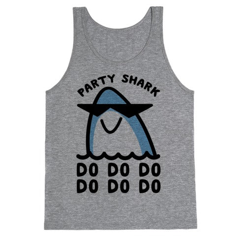 Party Shark Parody Tank Top