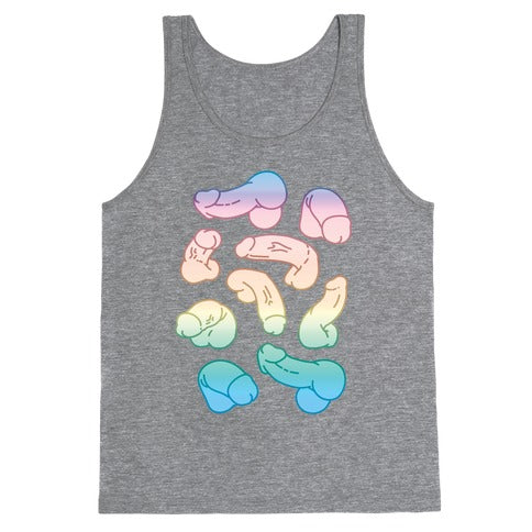 Pastel Penis Pattern Tank Top