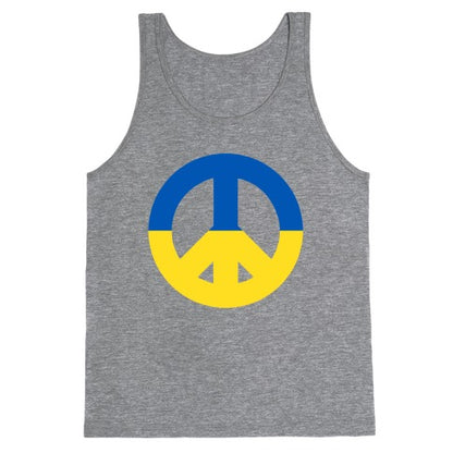Peace symbol (Ukraine) Tank Top