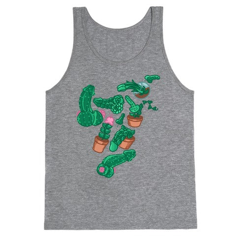 Penis Plants Pattern Tank Top