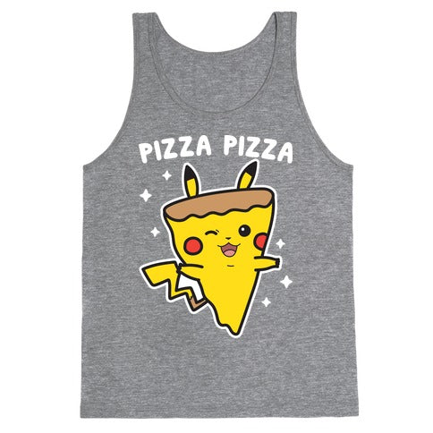 Pizza Pizza Pikachu Parody Tank Top