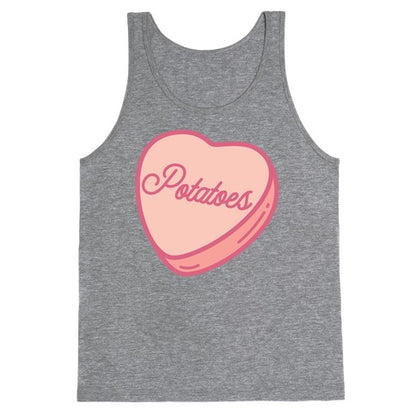 Potatoes Candy Heart Tank Top