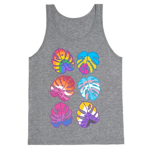 Pride Monstera Pattern Tank Top