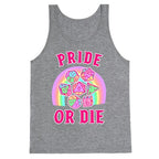 "Pride or Die" DnD Dice Pastel Tank Top