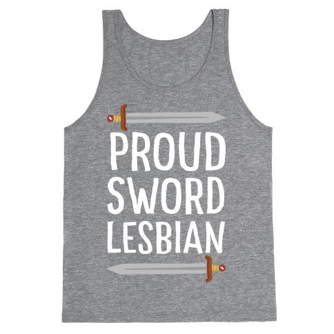 Proud Sword Lesbian Tank Top
