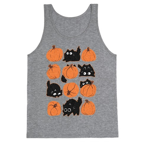Pumpkin Cats Tank Top