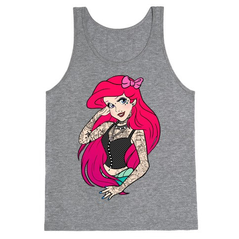 Punk Ariel Parody Tank Top